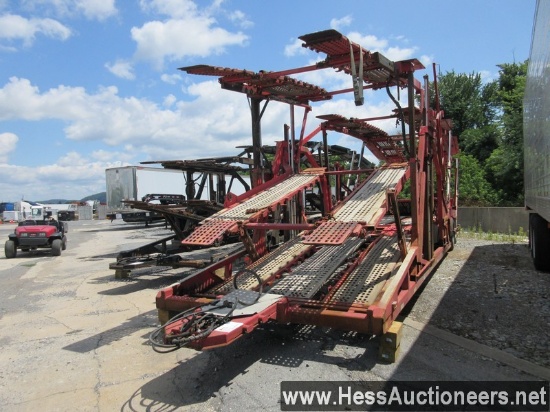 2001 COTTRELL 43' X 102&#34; CAR CARRIER, 45000 GVW, T/A, AIR SUSP, 285/70R19.5 ON ALUM WHEELS, STEE