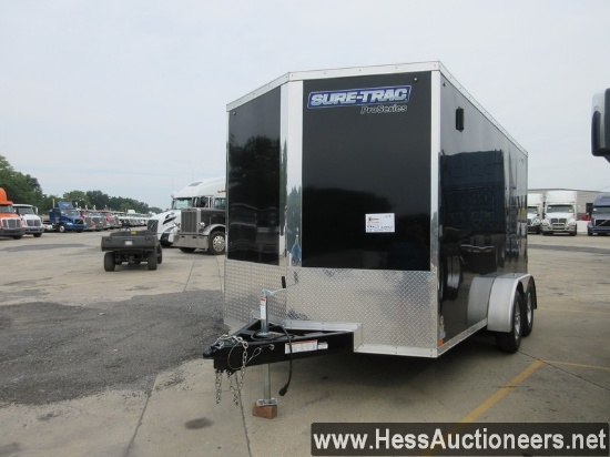 2021 SURE-TRAC CARGO TRAILER, NO TITLE, BILL OF SALE ONLY, 7000 GVW, T/A, SPRING SUSP, 3500 FRT &amp