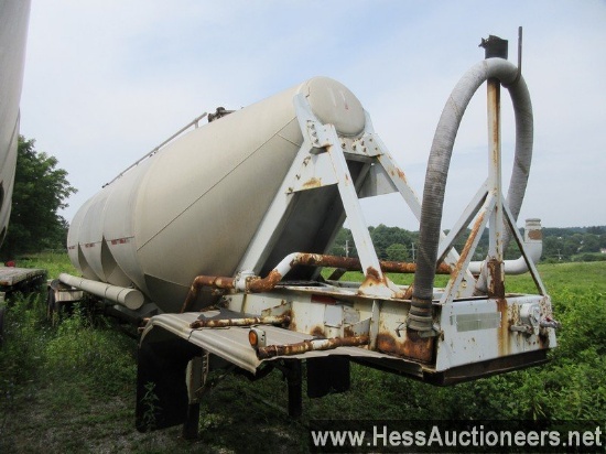 1981 FRUEHAUF 40' L X 96&quot; W TANK TRAILER, SELLING OFFSITE MANCHESTER, MD, 68000 GVW, T/A, SPRIN