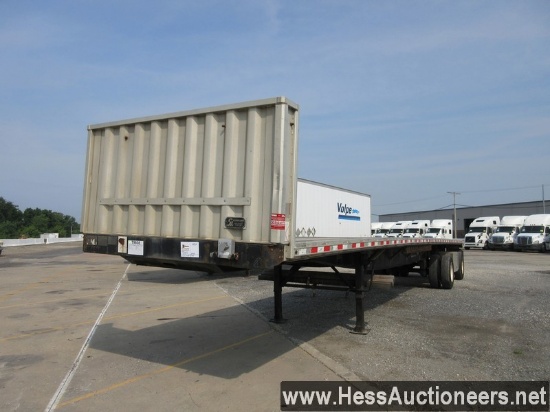 2013 GREAT DANE 48'  X 102&#34; FLATBED TRAILER, 70000 GVW, SPREAD AXLE, AIR RIDE SUSP, 275/80R22.5 
