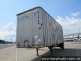 1985 STRICK 28' PUP TRAILER, NO TITLE, STORAGE ONLY, 40000 GVW, SINGLE AXLE, SPRING SUSPENSION, 75R2