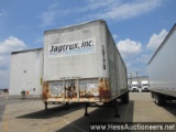 1979 TRIMLINE 40' X 96" STORAGE TRAILER, 63000 GVW, T/A, SPRING SUSP, 11R22.5 ON SPOKE WHEELS, S
