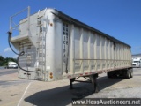 1997 EAST 45' WALKING FLOOR TRAILER, 70000 GVW, T/A, AIR RIDE SUSP, 11R24.5 ON ALUM WHEELS, SWING RR