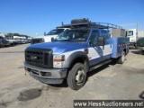 2009 Ford F450 Utility Truck, 217384 Miles On Odo, 16500 Gvw, 8 Cyl, 6.4l,