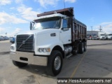 2005 Volvo Vnd Tri Axle Steel Dump Truck, Title Delay, Hess Report In Photo