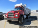 2001 Mack R688s Tri Axle Alum Dump Truck, Mileage Unknown, Odo Does Not Wor