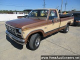 1986 Ford F150 1/2 Ton 4 Wd Pickup, 102470 Miles On Odo, Actual Miles, 6250