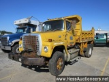 1986 Ford L8000 S/a Steel Dump Truck, 194517 Miles On Odo, Exempt Mileage O