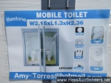 2021 Bastone 110v Portable Toilet With Double Closet Stools, Stock # 53697