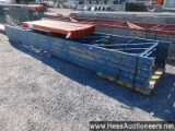5 - 44" X 20' Structural Uprights, 20 - 102" Beams, Stock # 54360