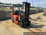 Toyota 5fgc25 Forklift, 4 Cyl, 11671 Hours, Lp, 8783 Gvw, 42" W, 88"