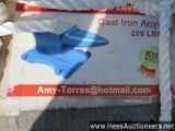 2021 Greatbear Cast Iron Anvil, 200 Lbs, Stock # 53694