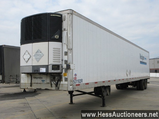 2008 Utility 3000r 53' Reefer Trailer, Title Delay, 65000 Gvw, T/a, Air Sus