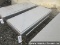 Weather guard aluminum single lid cross tool boxes for 8' pickup bed, stock