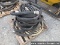 Six sections of 2" discharge hose with cam lok fittings, various lengt