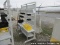 Rolling parts organizer with bins, 2 shelves, 72" w x 26" l x 78&