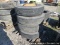 Set of 4 11r22. 5 tires on steel rims, stock # 55196