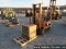 1979 toyota 10fbe13 forklift, 2066 hrs, 2000 lb, electric, 3 wheel cushion