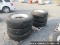 6 - 285/75r24. 5 tires on wheels, stock # 55878