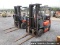 1999 toyota 6fgcu25 forklift, 5000 lb, hr meter not working, cushion tires,