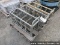 3 units - 5 shelf narrow parts cart, 13" w x 26" l x 35" h,