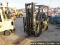 2005 cat p3000 forklift, nissan 4 cyl 2. 1l eng, 7608 hrs, 6160 gvw, 3000 l