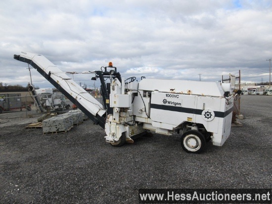1991 wirtgen 1000c milling machine, deutz, 720 hours, 39&quot; cold milling