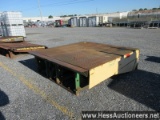 Dock plate, 83" w x 90" l x 24" h, yellow, stock # 55170