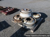 5 - 24. 5 steel rims, stock # 55240
