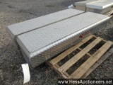 Weather guard aluminum sidebox for 8' bed, set of 2, stock # 55855