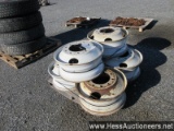 6 - 24. 5 steel rims, stock # 55239