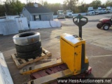 2014 jungheinrich eje 120 walkie pallet, needs new battery, stock # 55348