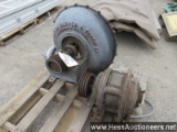 Champion blower and forge no 5 blower, with ge 65a121 electric motor, 3 pha