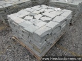 Pallet of gauged colonial wallstone, stock # 55770