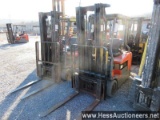 2014 toyota 7fbeu15 forklift, 36 volt electric, 9172 hours, 18x7x12 1/8 sol