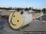 500 gallon fuel tank with manual pump, stock # 55338