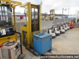 1977 yale neo30 reach truck, 95/212 triple mast, 42" forks, 24 volt ba