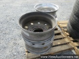 1 - 22. 5 aluminum wheel, 3 - 24. 5 aluminum wheels, stock # 54999