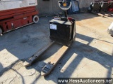 2015 crown wp3045-45 pallet jack, 3303 hours, electric, 45" forks, indu
