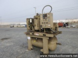 Curtis r/s 50 air compressor, leeson eng, n324t34db4, 50 hp, 6256 hours, el