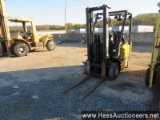 Yale glp30 forklift, yale 4 cyl eng, 15722 hrs, propane, 6:50x10 drive, 6:0