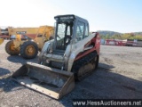 2007 takeuchi tl140 skid loader, isuzu engine, 4 cyl, 7460 hours, cab, air/