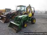 John deere 4115 hst tractor with 410 loader, 4 wd, 1535 hours, diesel, 54&#