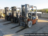 2016 heli cpyd25-ty5 forklift, 1693 hours, propane, 9000 gvw, 46" w x
