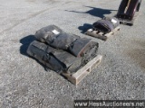 2 - 4' drop tarps, 22' long, stock # 55246