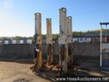 4 - 8 ton stertil mobile lifts, 44" w x 42" x 9'6" h, stock