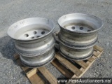 4 - 22. 5 aluminum wheels, stock # 54998