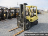 2007 hyster h60ft forklift, gm vortec 2400 4 cyl, lp, 6000 lb, 3 stage, 90/
