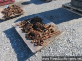 Skid of chains and binders, stock # 55244