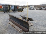 Meyer 78" snow plow for skid steer, 22" h, rubber cutting edge, s